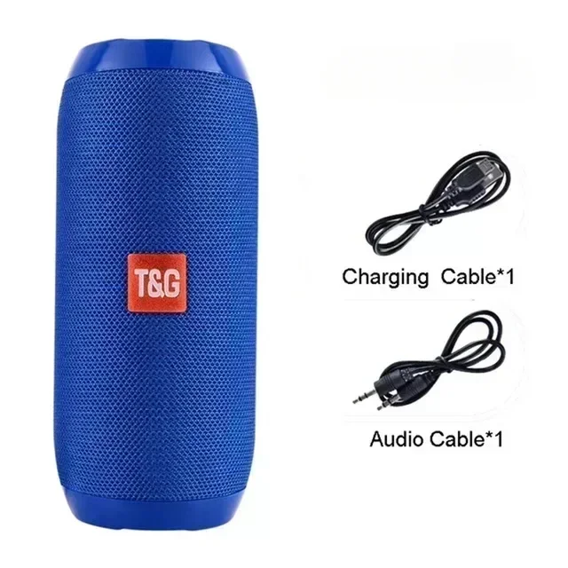 Altoparlante portatile Subwoofer senza fili compatibile con Bluetooth Altoparlante esterno impermeabile Supporto circondare stereo Radio FMTF: rosa oro / Altoparlante