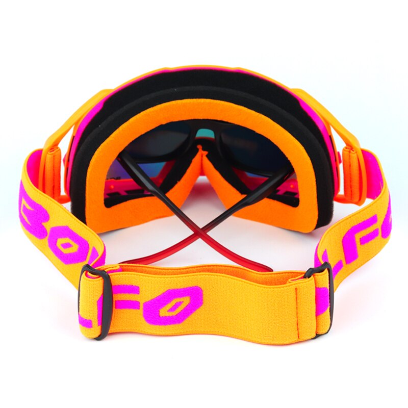 MX Goggle in Motorrad Gläser BOLLFO Moto-Cross Brille ATV aus Straße Schmutz Fahrrad Staubdicht Rennen Glas Anti Wind Brillen Brille