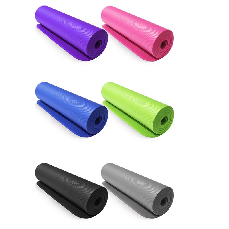 Women Ladies High-Density Sports Mat Fitness Safe Indoor Exercise Equipment Tools 1CM for Beginner