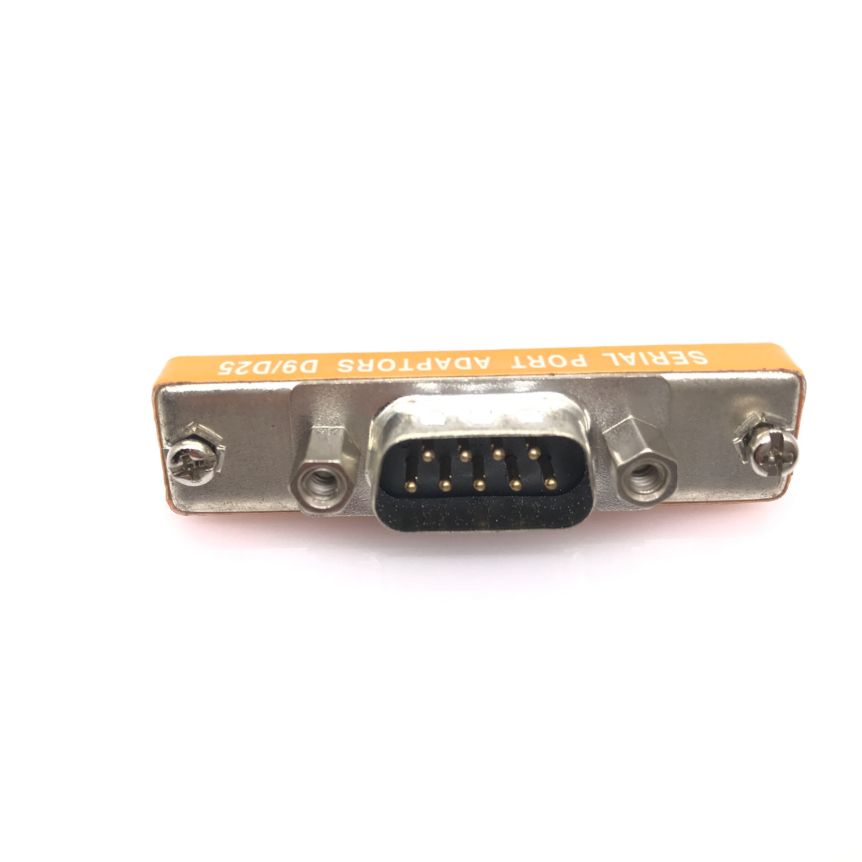Retail DB9 Male To DB25 Female Mini Serial Port Cable Adapter Gender Charger 9Pin 25Pin Connector Connections