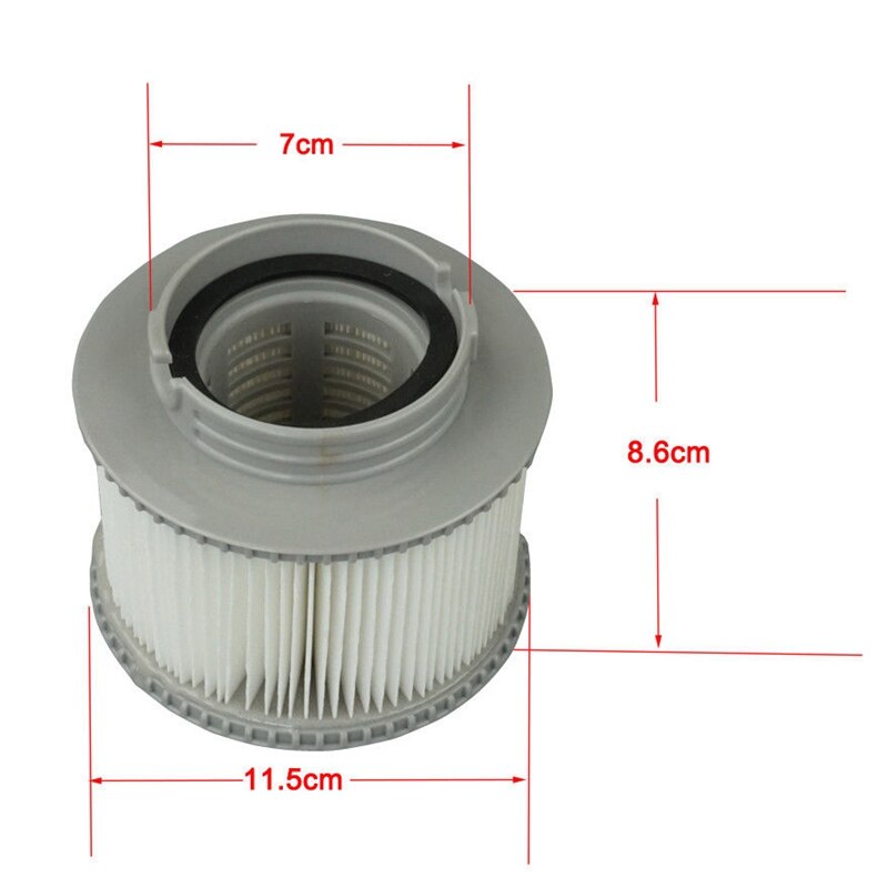 Für mspa-filter, aufblasbare schwimmbecken, siebwanne, ersatzfilterkartusche, whirlpools