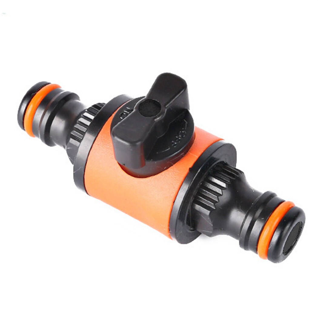2PC Hose Pipe Tap Shut Off Valve Fitting Connector Garden Quick Coupler ABS TPR Uick Connectors Tool