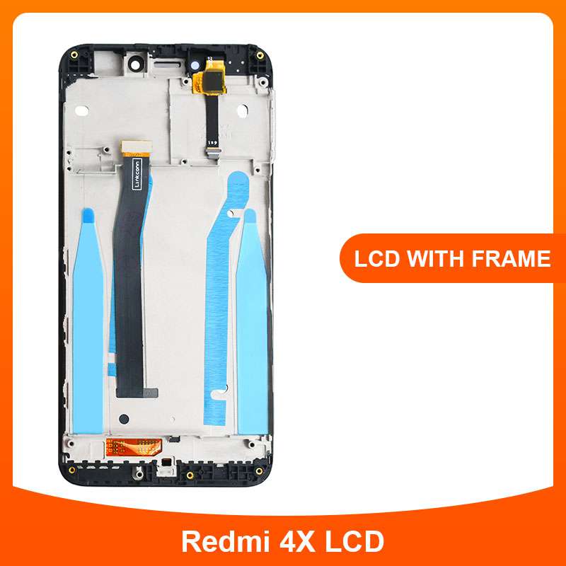 Originele Xiaomi Redmi 4X Lcd-scherm 5.0 "Touch Screen Digitizer Met Frame