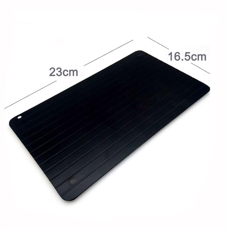 Transhome ontdooilade 23 x 16.5cm diepvriesproducten vlees fruit snel ontdooilade bord ontdooien keukengadget gereedschap