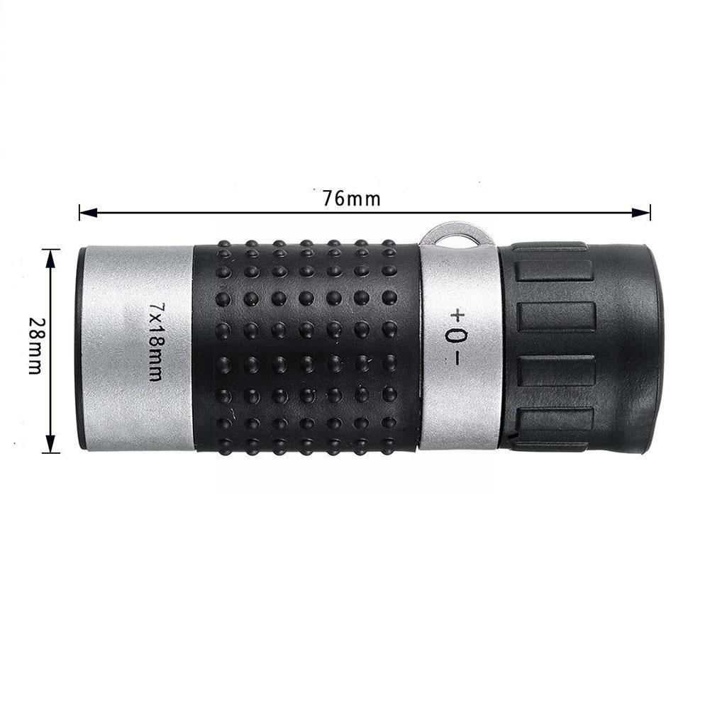 Télescope monoculaire 7x18 163m/1000m, télémètre monoculaire de Golf à faible luminosité N2c2