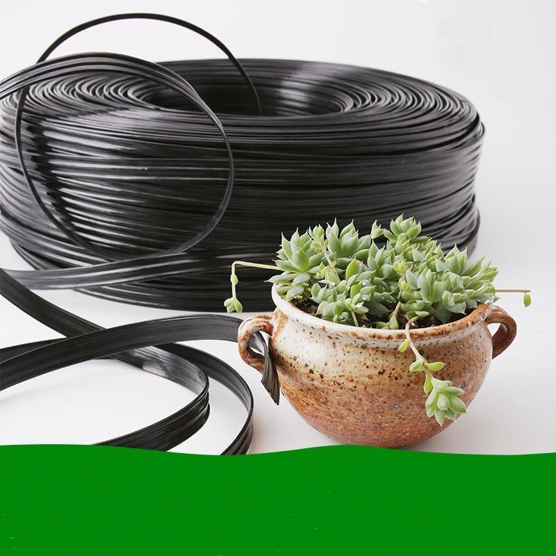 100M GreenHouse Film Pressing Tape Green House Band Fressing Line 10MM Width Nylon Line Hanging Rope Strong Tensile Anti-aging