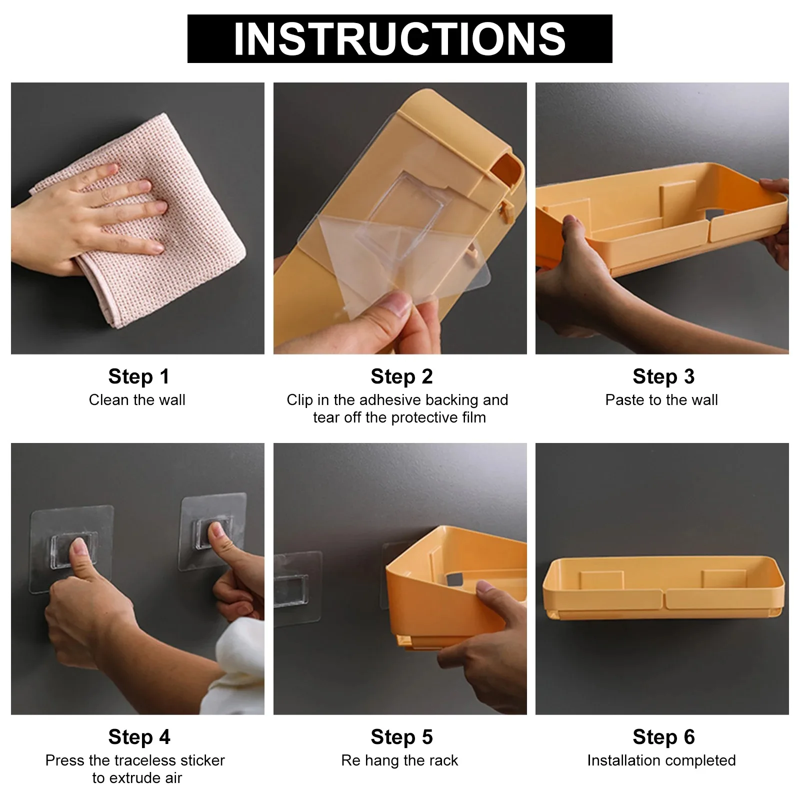 Badeværelse køkken bekvemmelighedsstativ hylde makeup opbevaringsorganisator kosmetik shampoo rack bruser hylde væg krydderirække uden boring