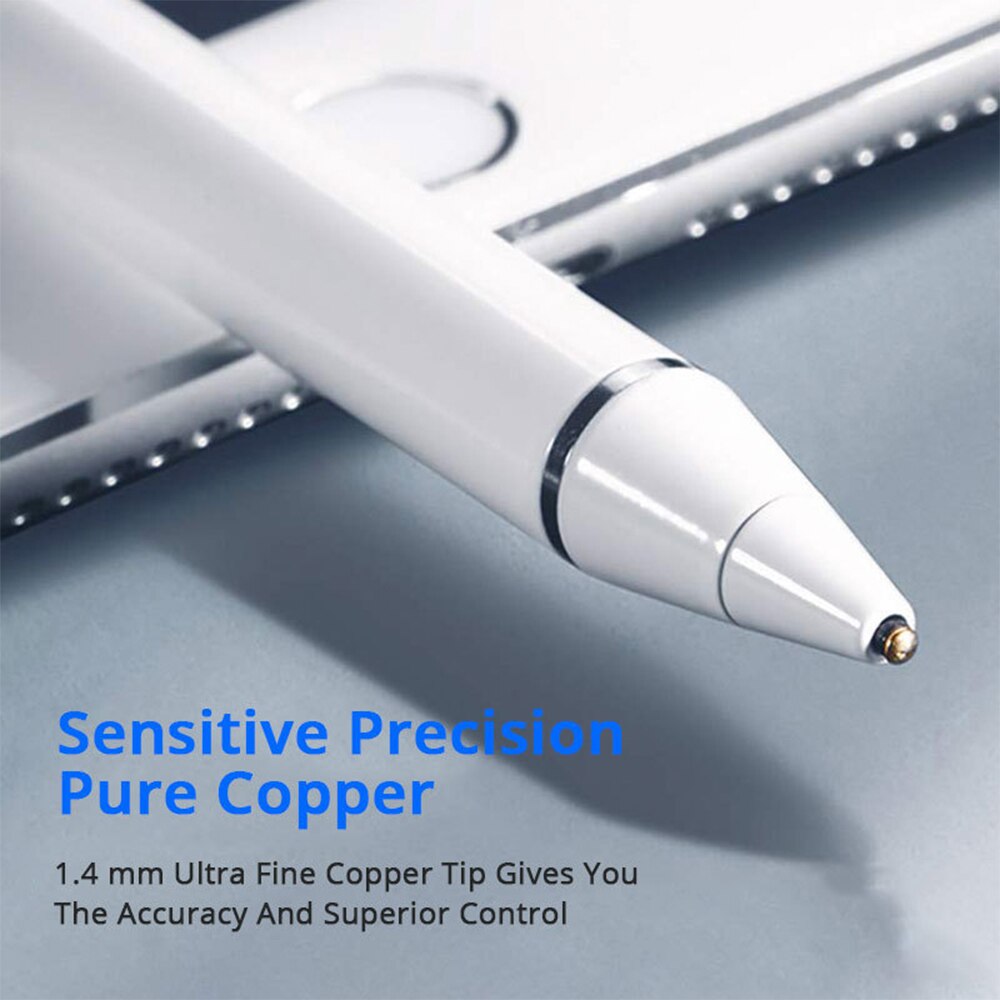 Stylet capacitif universel écran tactile stylo paume 1.45mm stylo intelligent pour Apple iPad Pro téléphone stylo intelligent stylet crayon tactile stylo