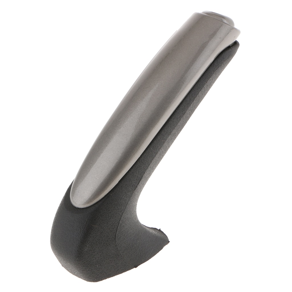 ABS Plastic Parking Brake Handle Protect Cover Emergency Parking Brake Handle Black+Grey