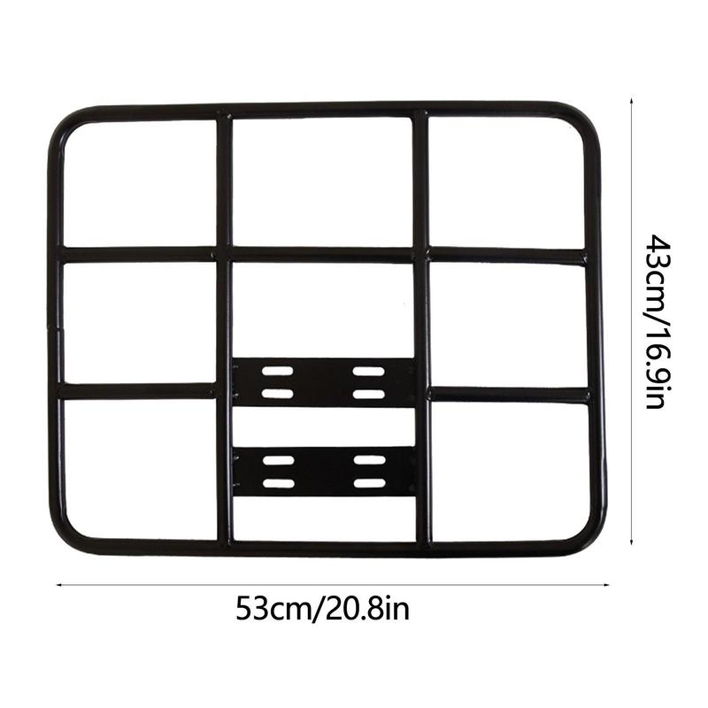 Cargo Rack Rear Adjustable Rear Bike Rack With Basket Bicycle Rear Frame And Basket Bike Front/Rear/Cargo Rack For Takeaway