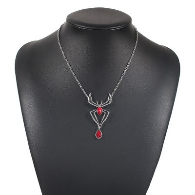 Eenvoudige damesdecoratie sleutelbeenketting kleine duivel spook creatieve carnaval halloween ketting vrouwelijke ketting sieraden