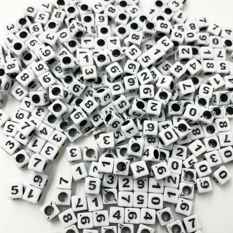 100pcs Alphabet Beads Mixed Letter Beads For Bracelet Accessories DIY Jewelry: Color 13