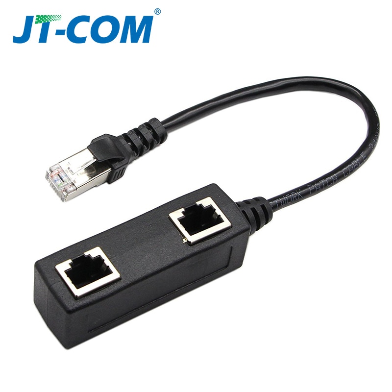 RJ45 Splitter Ethernet Network RJ45 1 Male to 3 Female Connector Adapter Networking Extension Cable Adapter Network Plug