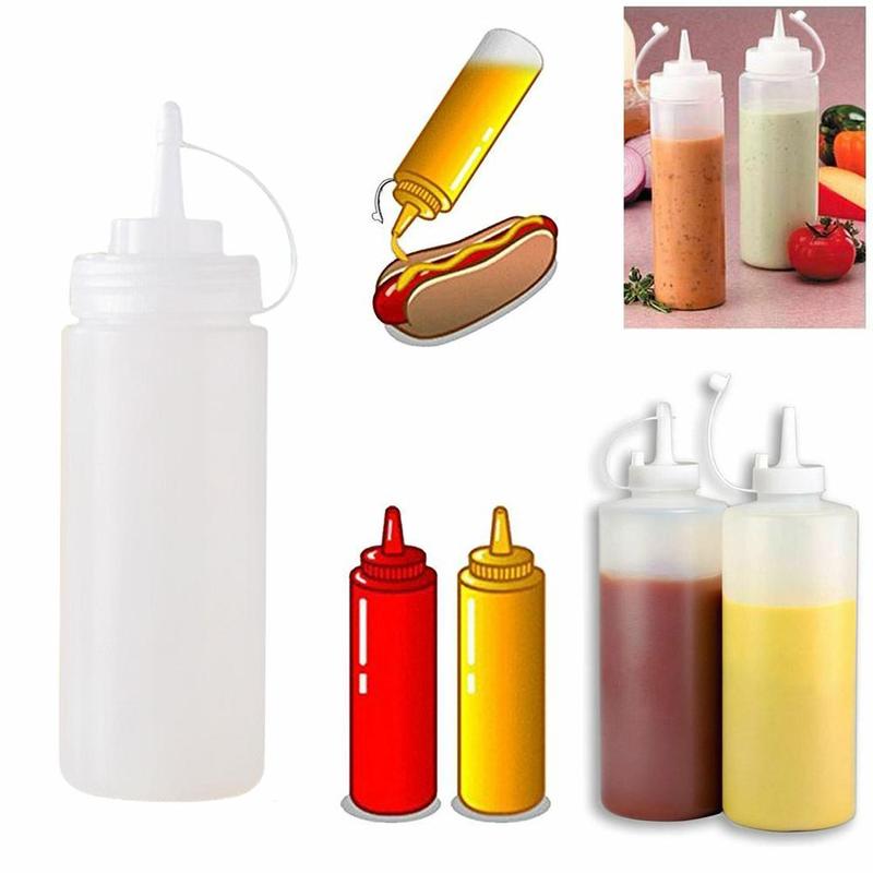 240ml plastic sauce bottle squeeze pot squeeze pot chocolate sauce bottle jam tomato salad bottle squeeze bottle