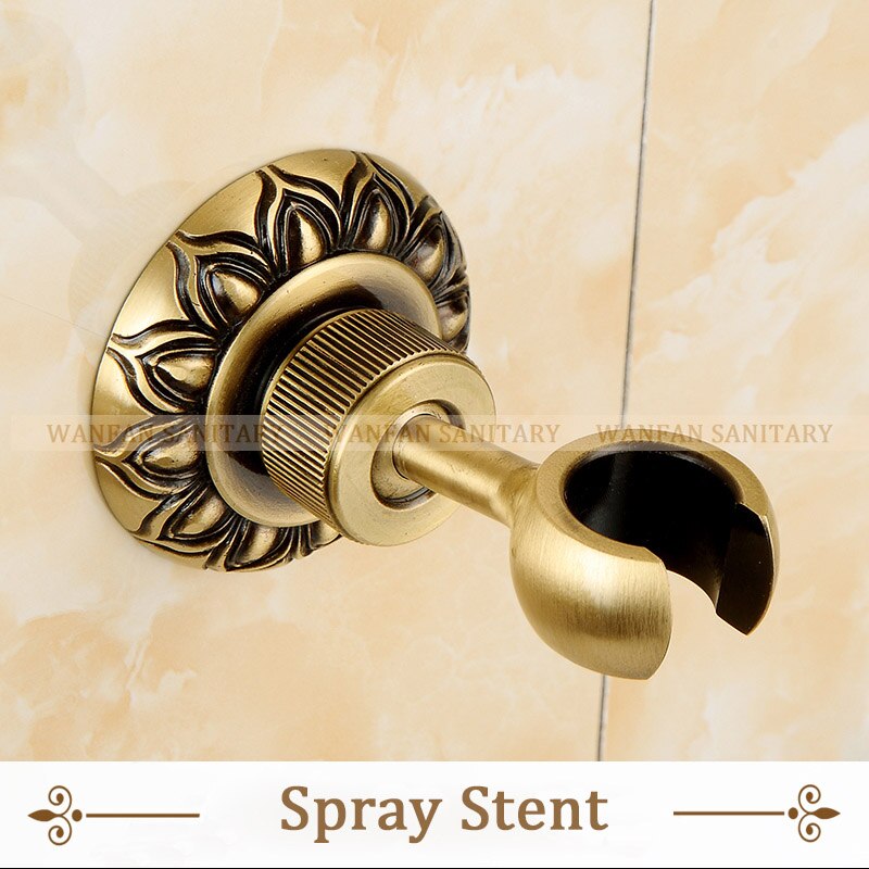Bidet Faucets Antique Brass Wall Mounted Bathroom Hygienic Shower Sprayer Water Faucet Airbrush Toilet Washing Machine Tap WF556: Spray Stent