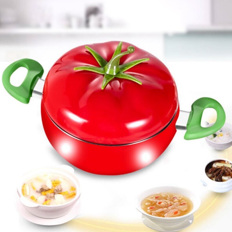 Kreative Tomaten bilden Suppe Topf Aluminium nicht-Stock Suppentopf Küche Werkzeug Kochgeschirr