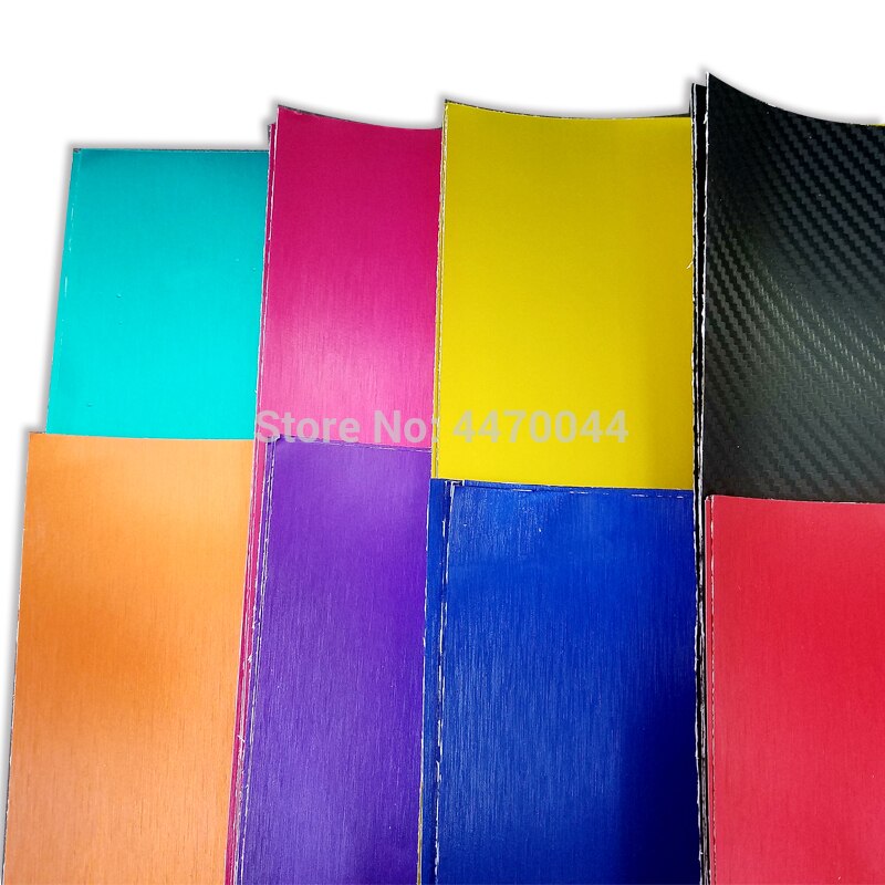 10pcs/lot A4 Colored Aluminum Foil Paper Film For Mobile Phone Tablet Back Cover Vacuum Envelope Machine Laminator Gold Red etc.