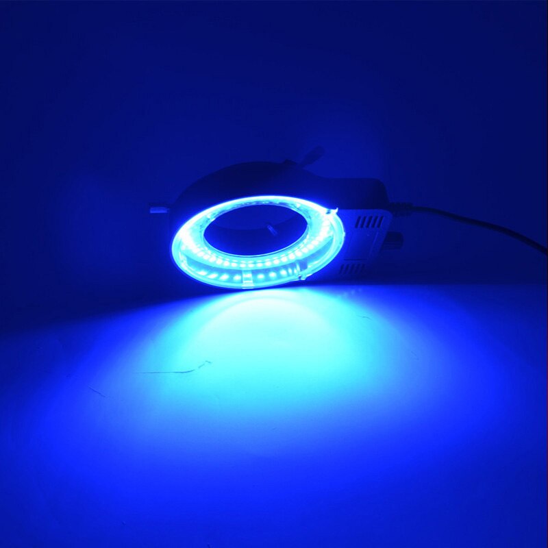 Blue Vision Lichtbron Microscoop Ring Led Lamp Verlichting Monoculaire Stereo Video Surveillance Product Inspectie Lamp