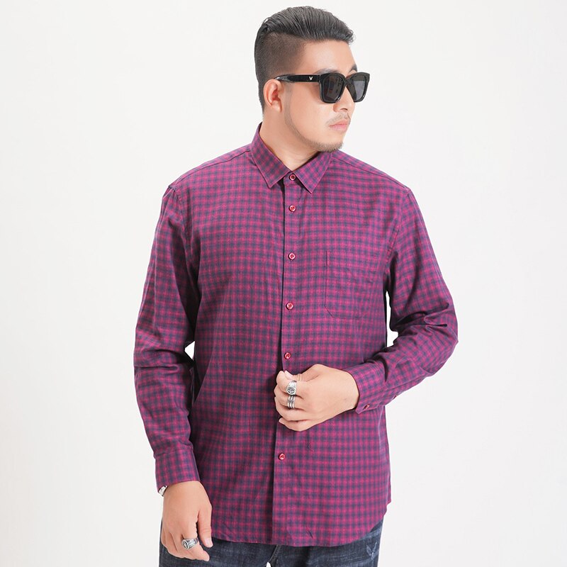 Men Shirts Slim Fit Shirt Men Business Casual Long Sleeved Shirts Male Social Dress Shirts Plus size Large 6XL 7XL 8XL