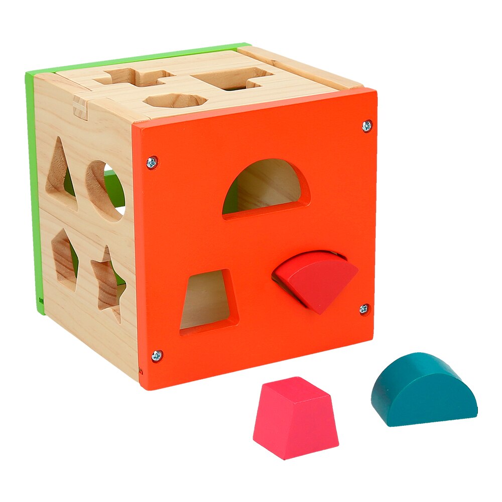 Cubo actividades bebé madera 5 en 1 WOOMAX
