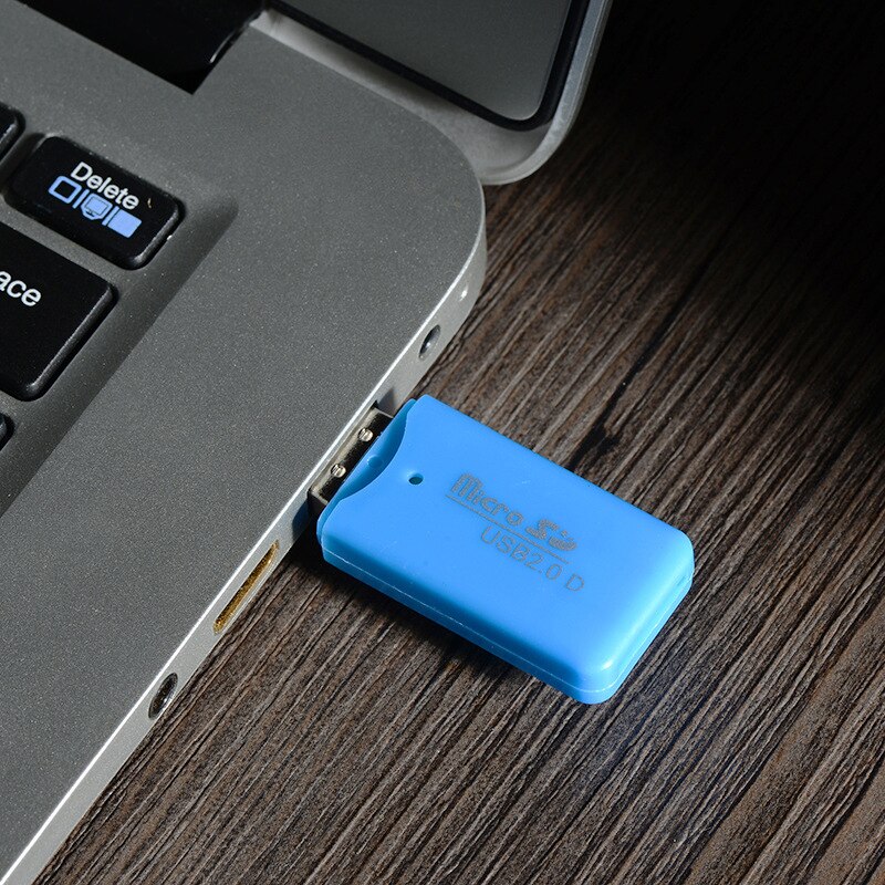 Mini Memory Card Reader Voor Micro Sd Card Usb 2.0 High Speed Voor Laptop Geheugenkaart Micro Sd Accessoire willekeurige Kleur: Random color