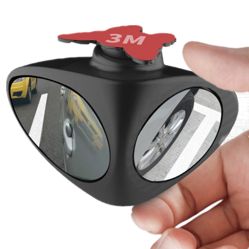 Espejo retrovisor Exterior automático para coche, accesorios de seguridad, rotación de 360 grados, convexo, punto ciego, 2 lados, 1 pieza