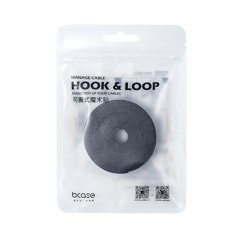 Tearable Velcro Strip cable velcros adhesive 3m cable management velcro Cable Ties Wire Cord Organizer: Black 3m