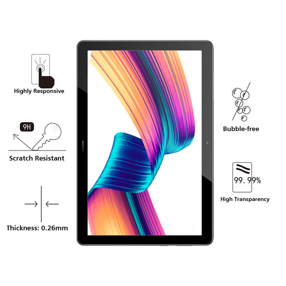 Hd Gehard Glas Voor Huawei Mediapad T3 10 Beschermende Glas Voor Huawei Media Pad T3 10 7 9.6 T5 T1 t2 Screen Protector