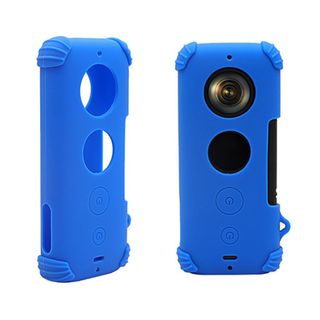 Siliconen Beschermhoes voor Insta 360 EEN X Bescherming Anti-Kras Cover Case voor insta Actie Camera Accessoires