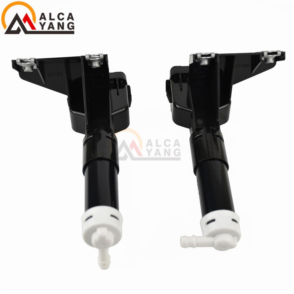 Car Front Bumper Headlamp Headlight Washer Sprayer Nozzle / Cover Cap for Mitsubishi Outlander Iii: a pair Nozzle Jet