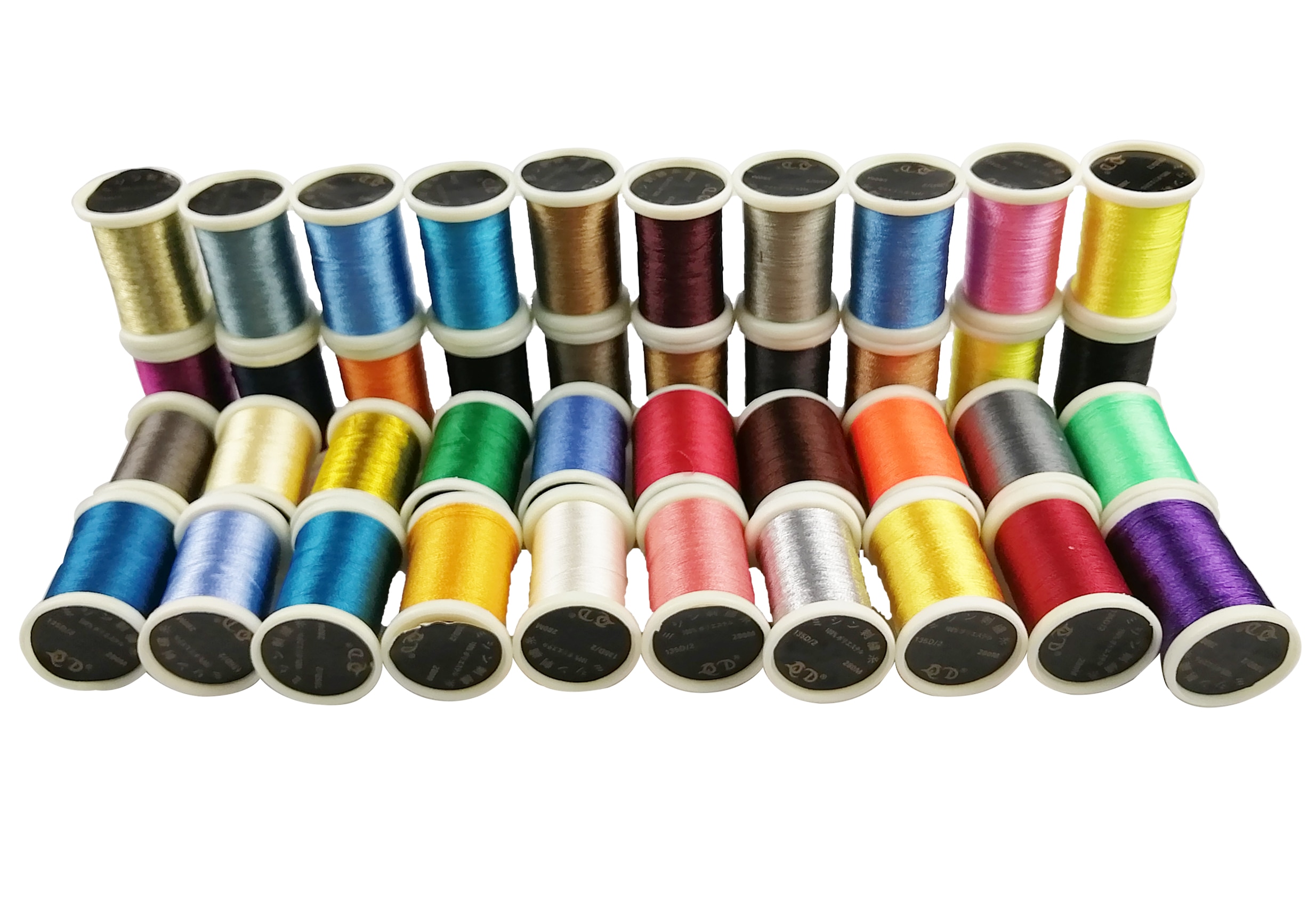 Moon Waves Embroidery Machine Thread 40 Brother Colors: 40 colors 400 yards