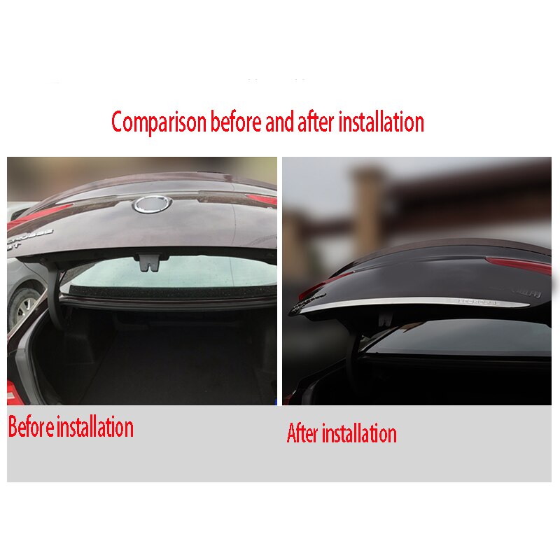 2016-2018 para buick lacrosse especial caixa de decoração de backup porta cauda decoração tira brilhante