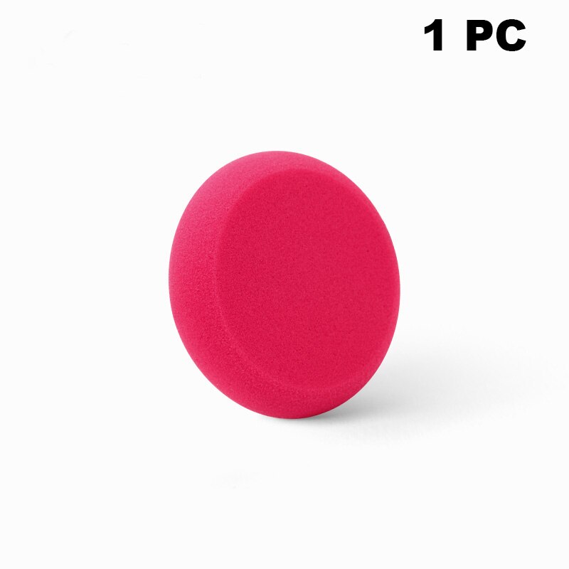 SPTA Auto Polieren Schwamm Polieren Pad Hand Werkzeug Bausatz Für Auto Polierer Verbindung Autolack Reparatur Pflege Scheinwerfer Polnischen Wachsen Pad: 1Pc rot Pad
