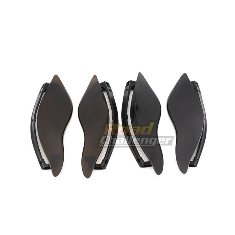 Adjustable Fairing Side Wings Air Deflectors Motorcycle Windshield For Harley Touring Electra Street Tri Glide 15 16
