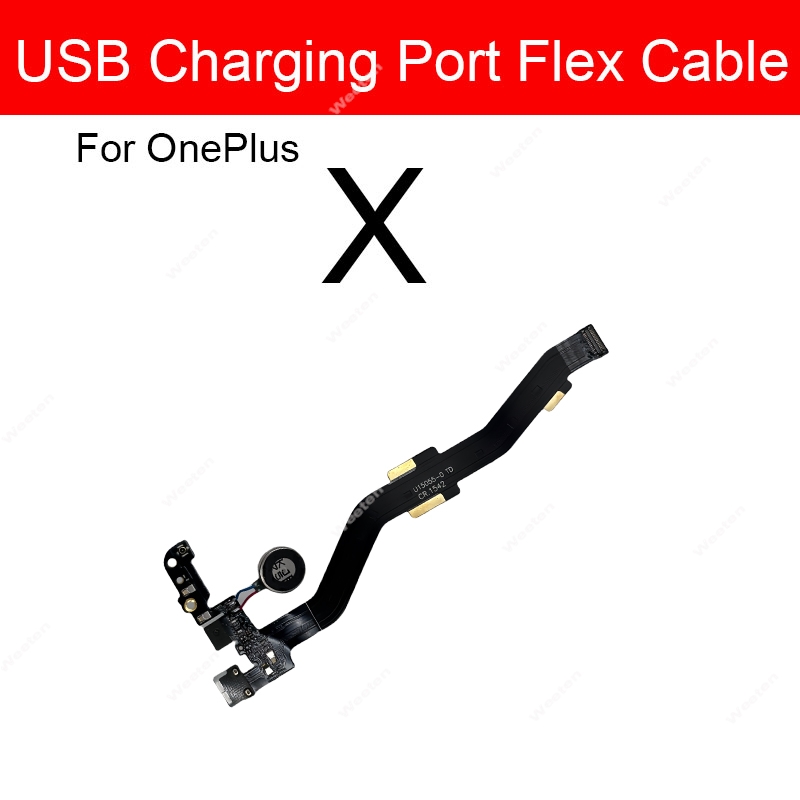 Kabel USB Chargring Flex dla Oneplus 1 + 1 2X3 3T 5 5T 6 6T 7 78 8T pro złącze portu USB ładowarka wymiana kabla Flex naprawa: Brązowy