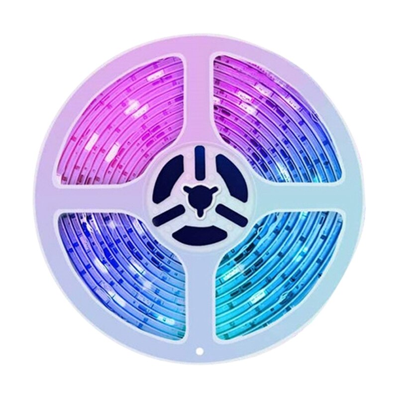 Wifi Led Strip Verlichting 5M Waterdicht 5050 Led Strip Verlichting Met 24 Toetsen Afstandsbediening Voor Kamer Halloween Kerst