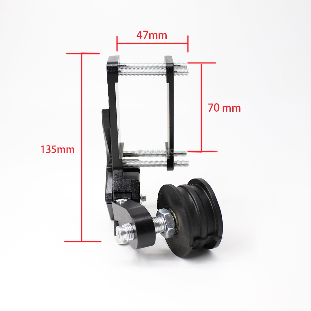 Rodillo tensor de cadena de ajuste Universal de aluminio para YAMAHA XSR 700 YS 250 CYGNUS GT ZY125T YBR 125Z XJ6 DIVERSION F, ETC.