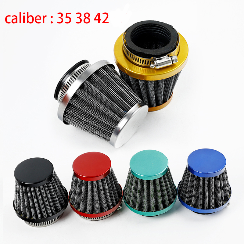Filtre à Air universel pour moto, 35mm 38mm 42mm, adapté pour moto 50cc 110cc 125cc 140cc, ATV, Scooter, Pit Dirt Bike