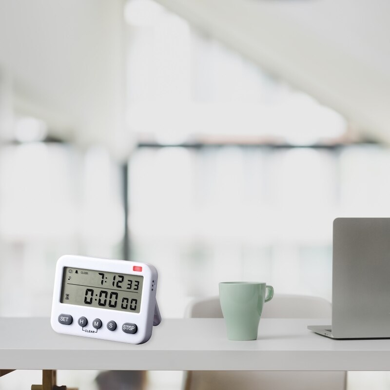 YS-218 Digital Timer 100 Hour Count Down and Up Kitchen Timer LCD Display