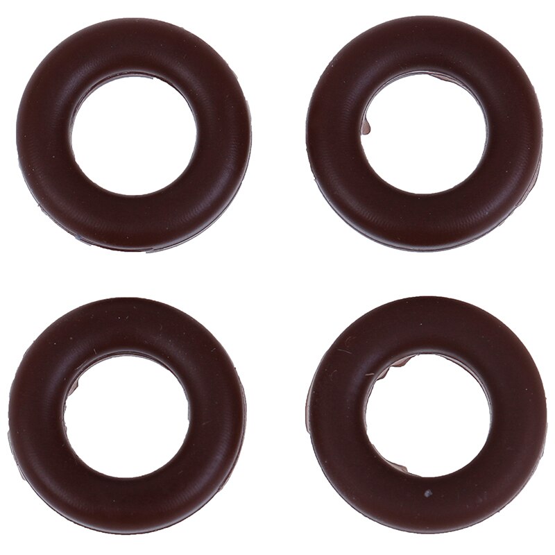 4pcs=2Pair Glasses Ear Hooks Round Anti Slip Silicone Grips Eyeglasses Sports Temple Tips 4pcs: Coffee