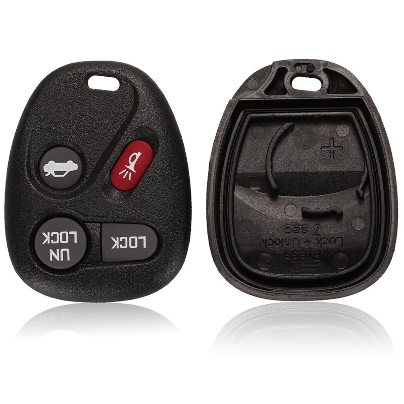 jingyuqin 3 Buttons No Chip Blank Remote 2 + 1 Panic Key Shell Case Cover For Buick Hummer H3 GMC For Chevrolet Colorado Isuzu: H