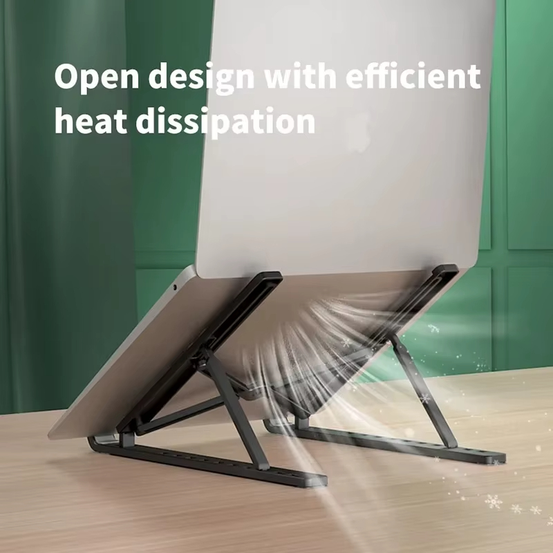 Opvouwbare laptopstandaard Verstelbare draagbare notebookbeugel Ondersteuningsbasis ABS Plastic houder voor laptops Accessoires Handig