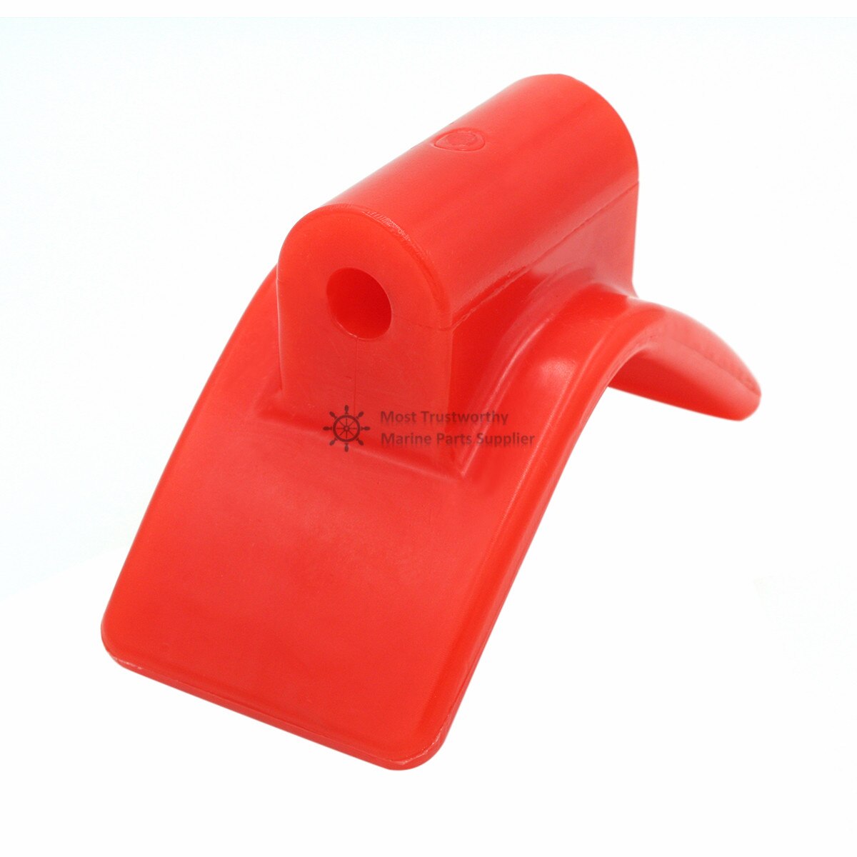 3" Polyurethane 'V' Bow Stop Roller for Boat Trailer Non Marking Yellow Orange