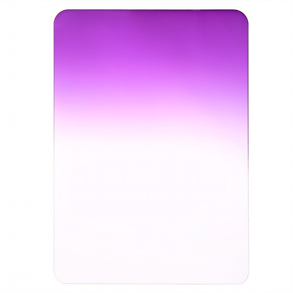 Camera Filters Graduated Purple color Z Series 100*150mm camera Square Filter for Lee Cokin Z series Pro Holder