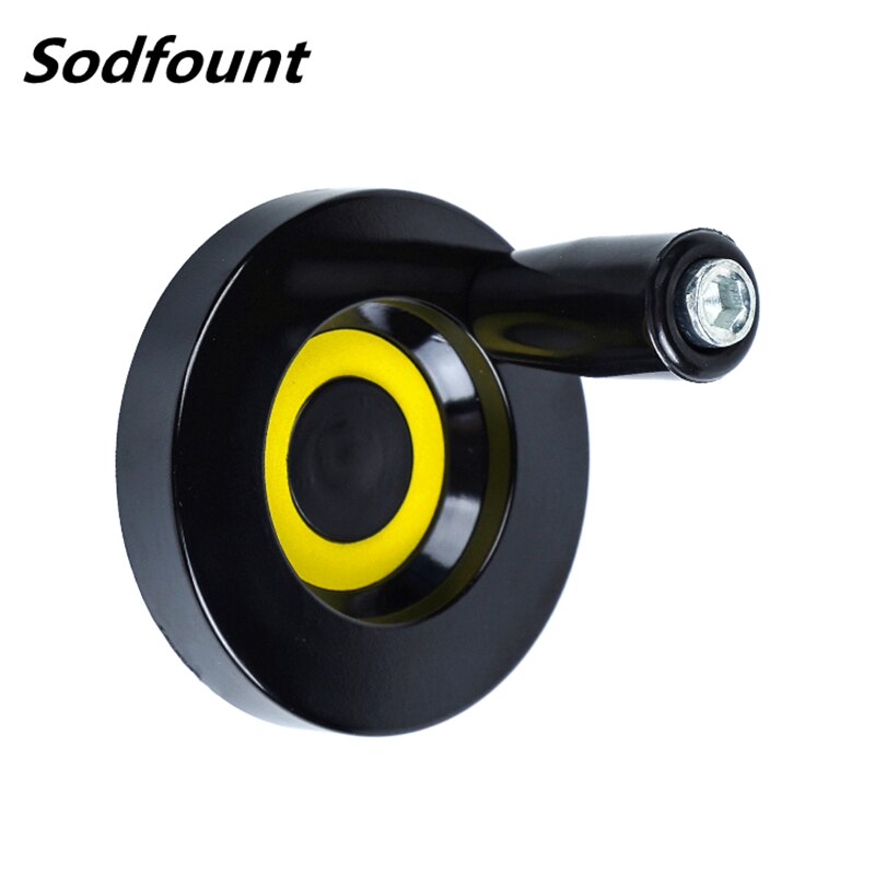 1PC CNC 3D Printer T8 lead screw T12 T10 Trapezoidal Lead Screw hole diameter 8mm 10mm 12mm hand wheel Diameter 80mm