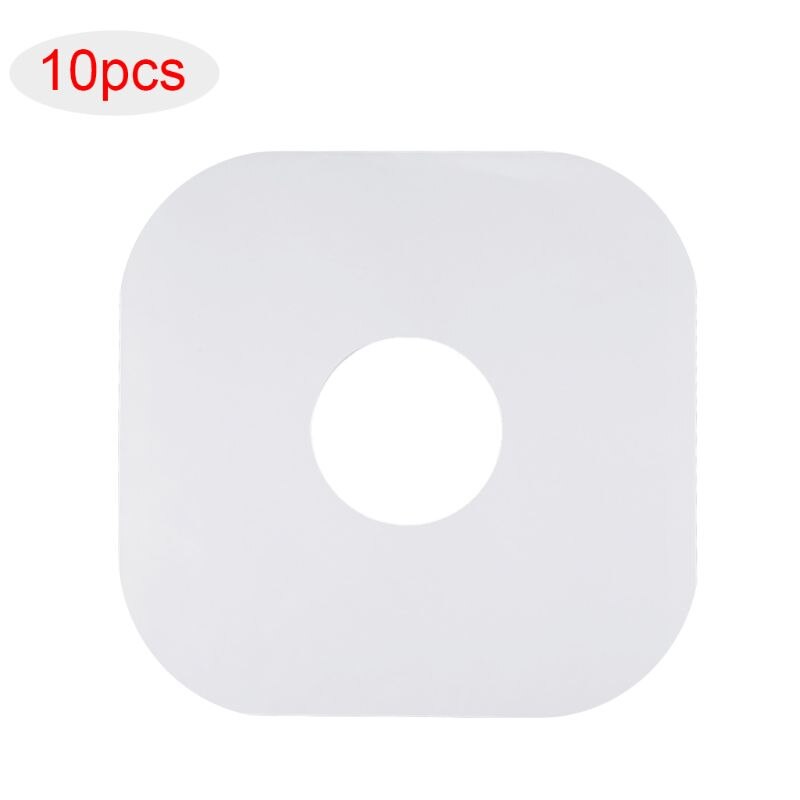 10Pcs Anti-Statische Wit Kraftpapier Record Binnenzak Mouwen Protectors Voor 12 Inch Vinyl Record Met Gat en Afgeronde Hoeken