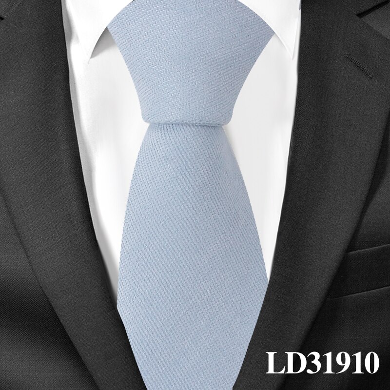 Männer Baumwolle Krawatten lässig Anzüge Dünne Krawatte Gravatas Solide Grün Mens Krawatten Für Geschäft 7 cm Breite Hochzeit Männer krawatten: LD31910