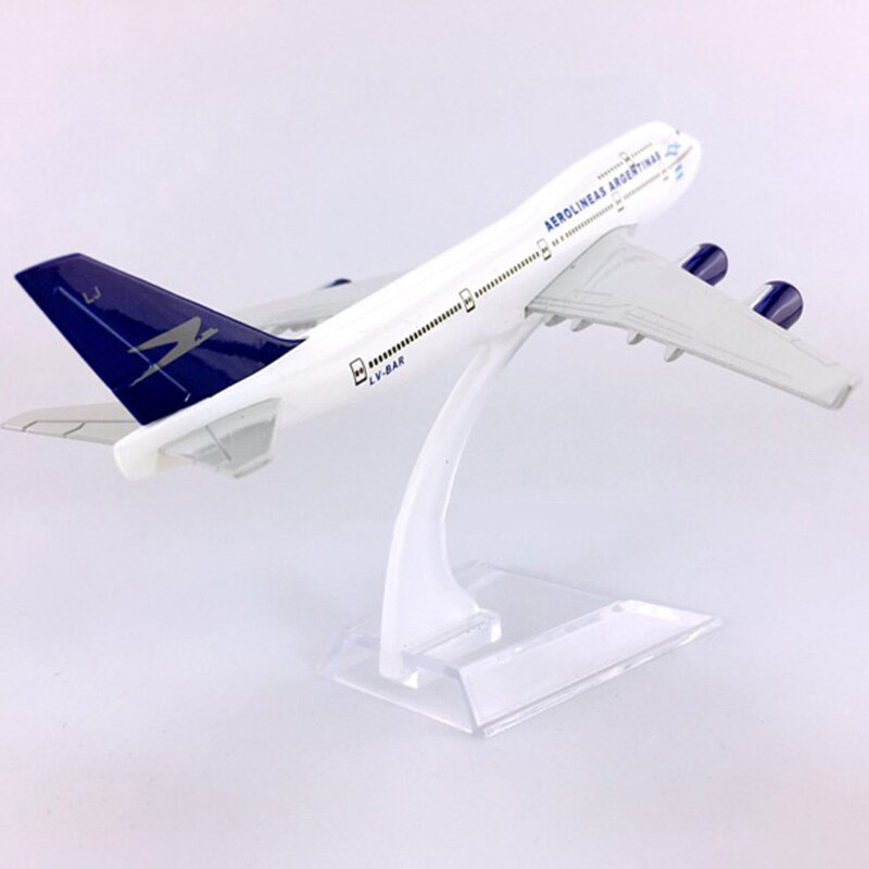 16cm legering vliegtuig model 1:400 boeing  b747-400 model argentijnse luchtvaartmaatschappijen landingsgestel airbus metalen vliegtuig display speelgoed vliegtuig