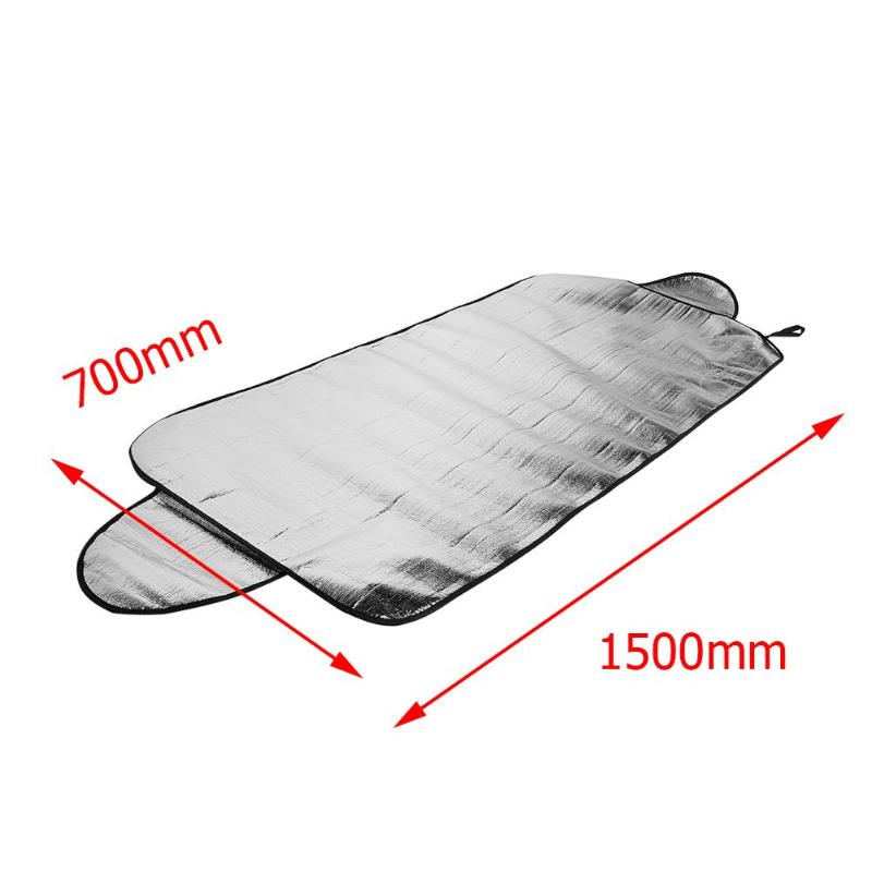 Vodool 150*70 Cm Auto Voorruit Cover Auto Zonnescherm Sneeuw Ijs Vorst Shield Blok Winter Voorruit Protector Auto Accessoires