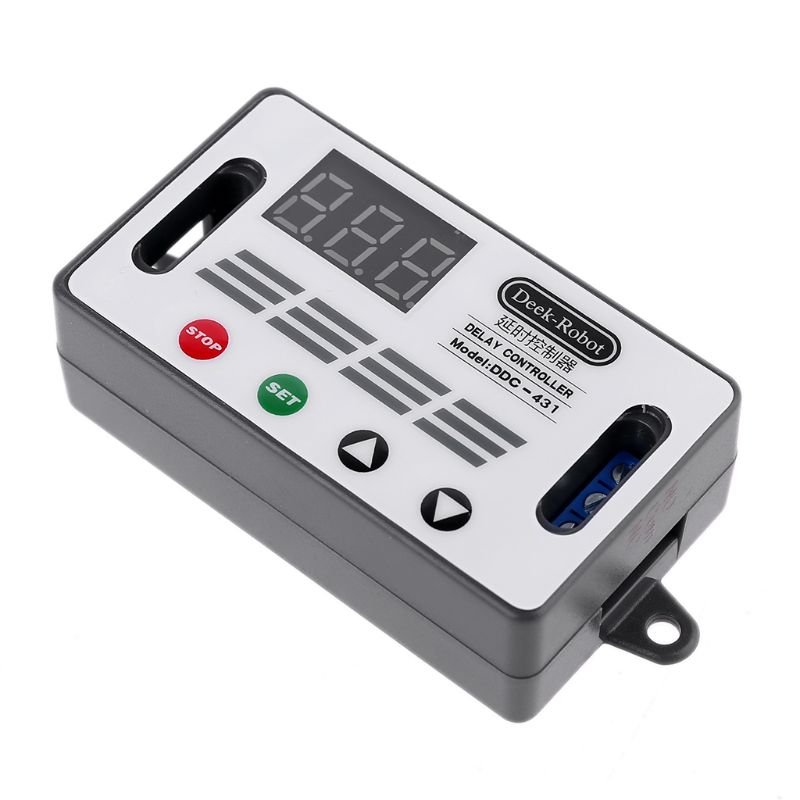 Dc 12v ddc -431 timerfördröjnings reläomkopplare digital led-display fördröjnings controller mos  y98e
